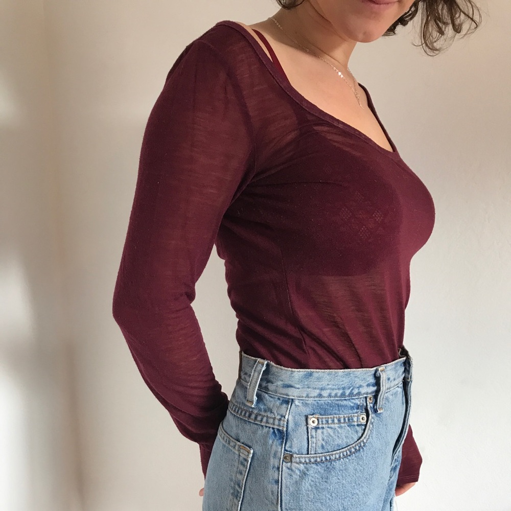 comfy scoop neck tee shirt